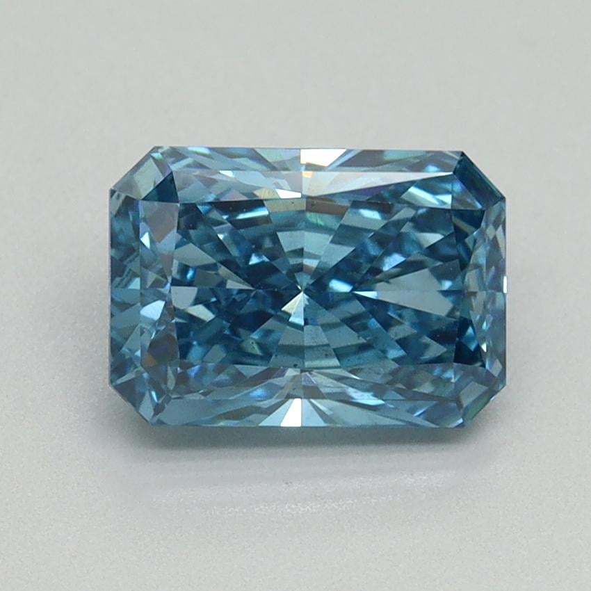 1.70 Ct. Fancy Vivid Blue Radiant Lab Grown Diamond