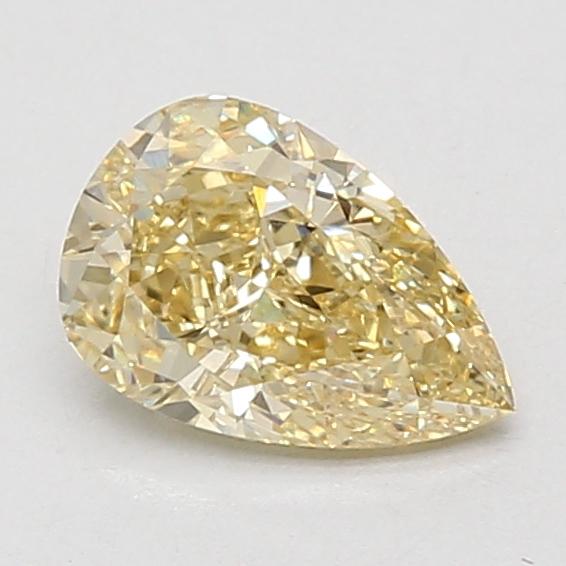 1.09 Ct. Fancy Intense Yellow Pear Lab Grown Diamond