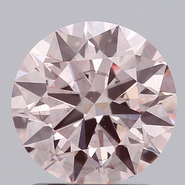 1.44 Ct. Fancy Intense Pink Round Lab Grown Diamond