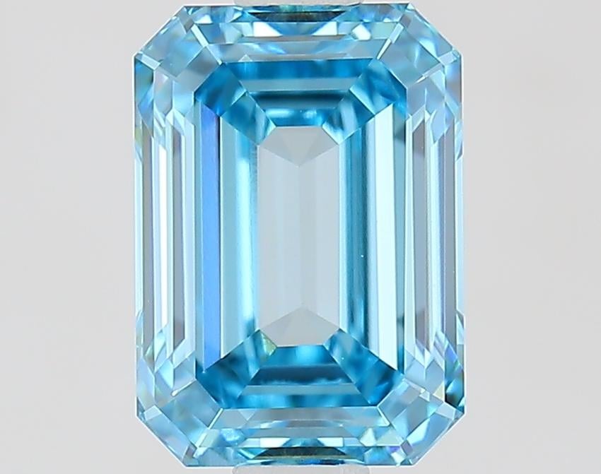 1.52 Ct. Fancy Blue Emerald Lab Grown Diamond