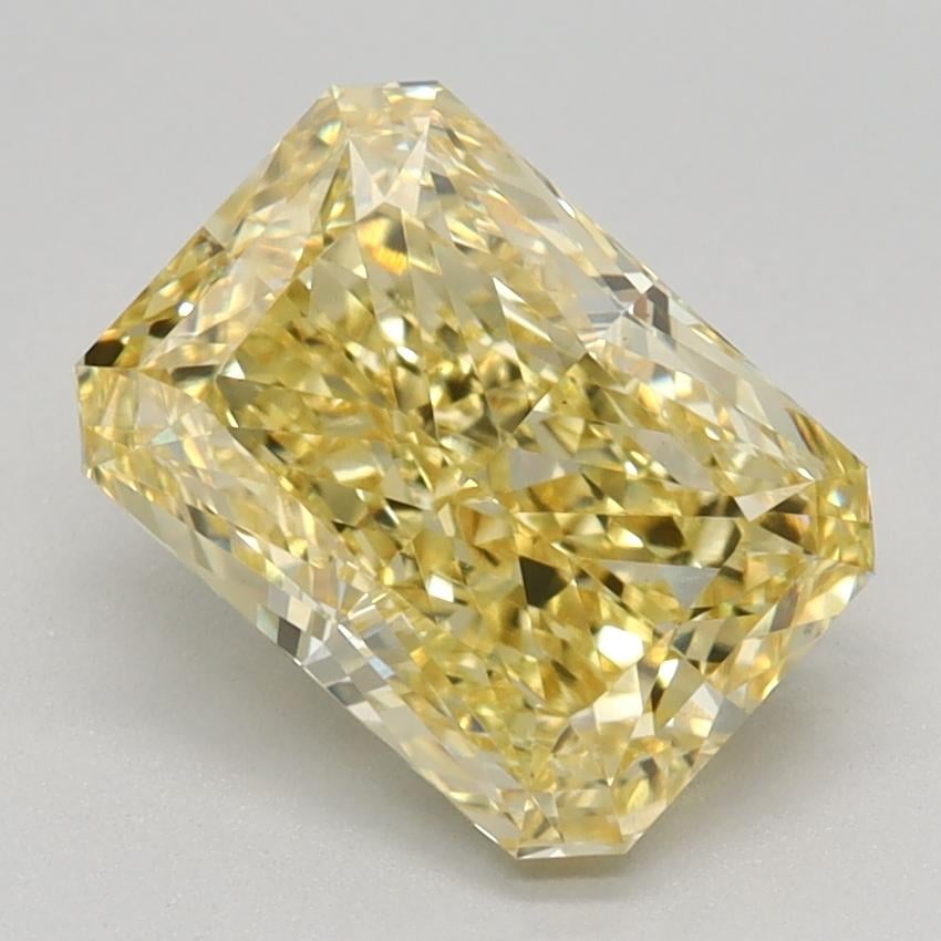 2.08 Ct. Fancy Vivid Yellow Radiant Lab Grown Diamond