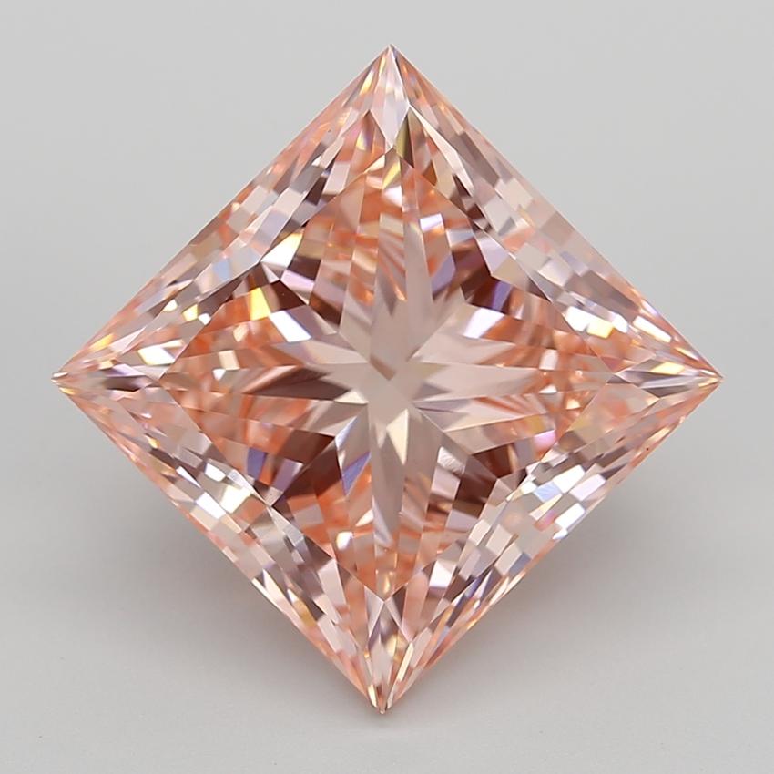11.35 Ct. Fancy Vivid Pink Princess Lab Grown Diamond