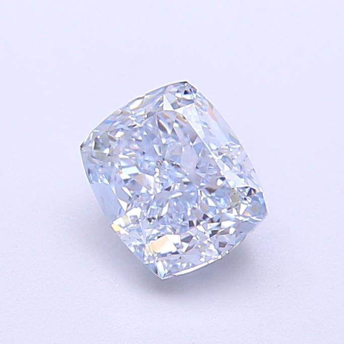 1.11 Ct. Fancy Intense Blue Cushion Lab Grown Diamond