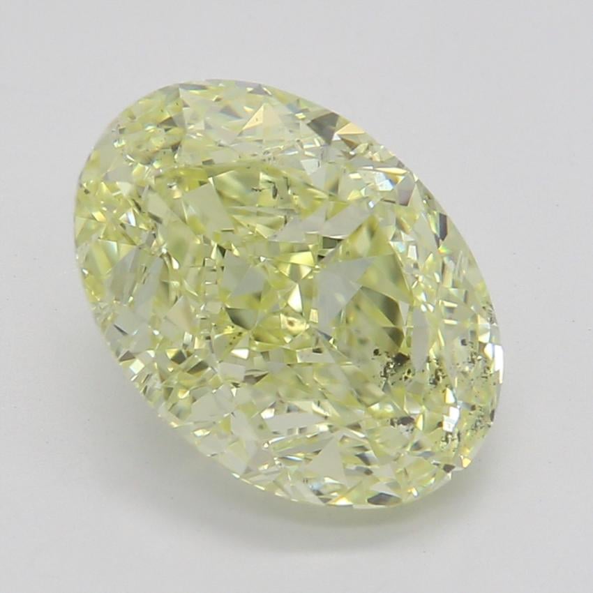 1.72 Ct. Fancy Yellow Oval Diamond
