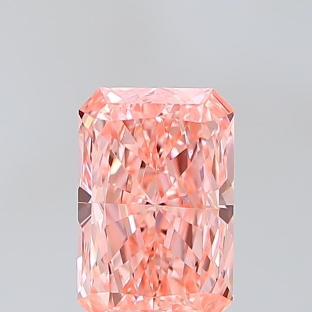 1.51 Ct. Fancy Vivid Pink Radiant Lab Grown Diamond