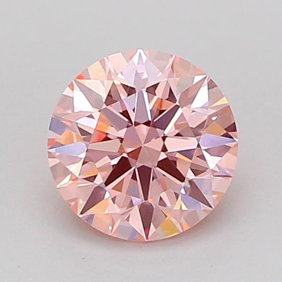 1.00 Ct. Fancy Intense Pink Round Lab Grown Diamond