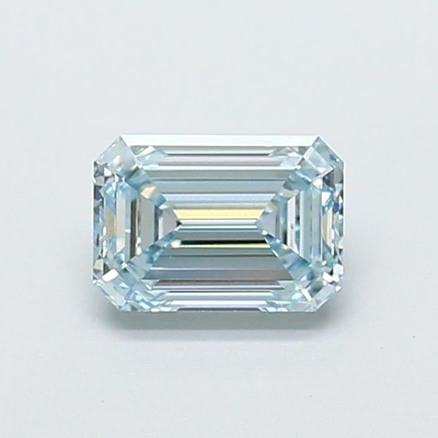 1.01 Ct. Fancy Light Bluish Green Emerald Lab Grown Diamond