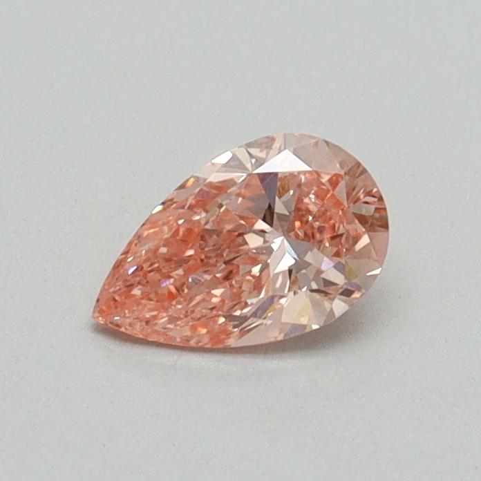 0.33 Ct. Fancy Vivid Pink Pear Lab Grown Diamond