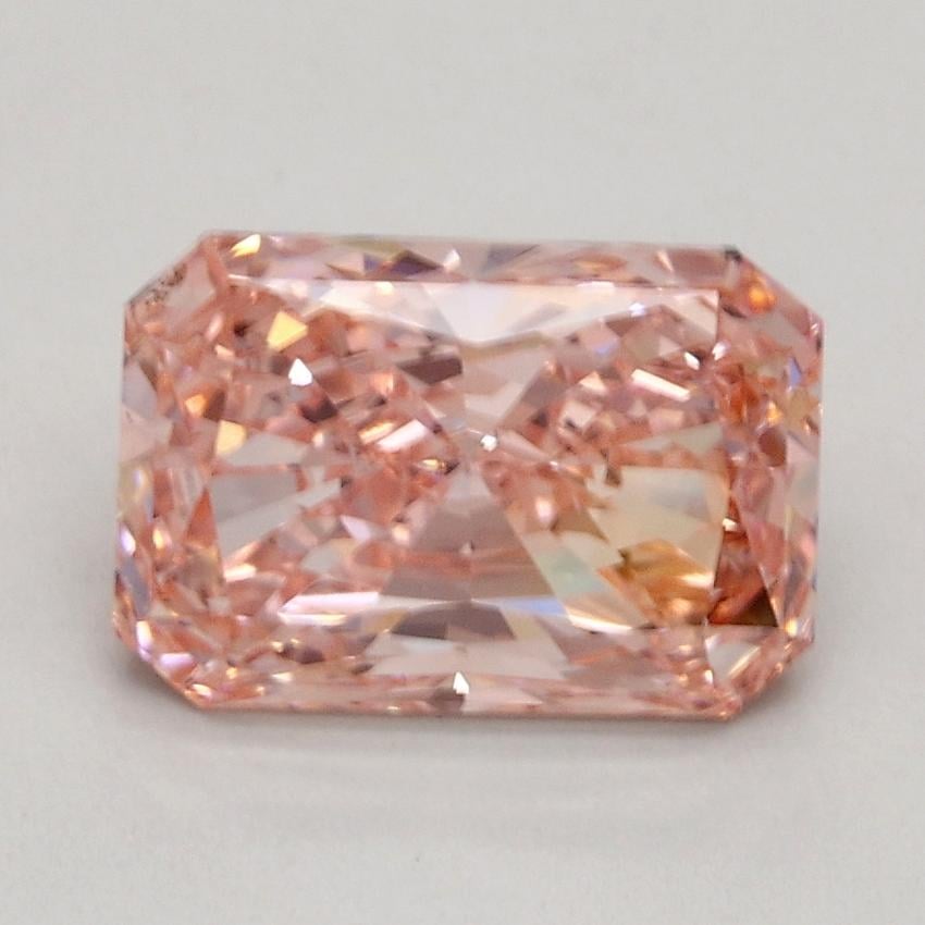 1.70 Ct. Fancy Intense Pink Radiant Lab Grown Diamond