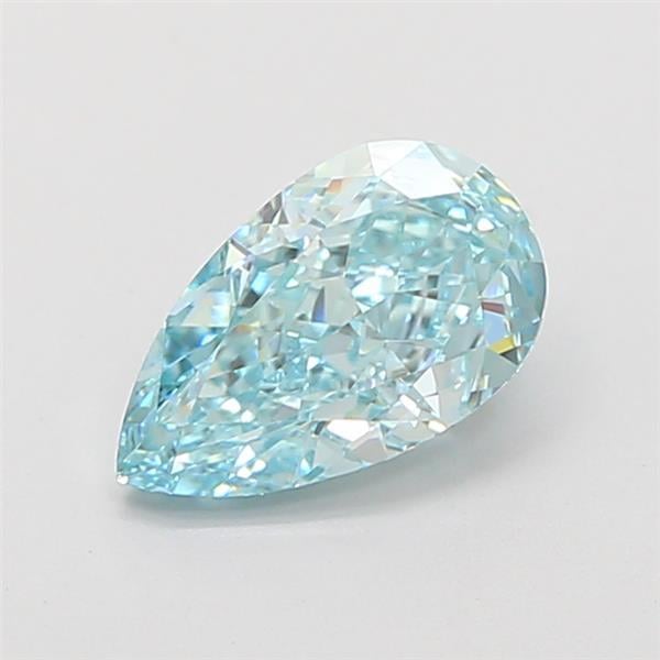 1.15 Ct. Fancy Intense Green Pear Lab Grown Diamond
