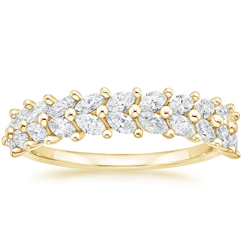 Yellow Gold Helia Diamond Ring (3/4 ct. tw.)
