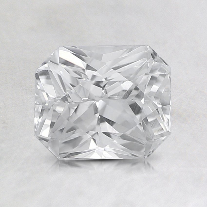 6.7X5.6mm White Radiant Sapphire