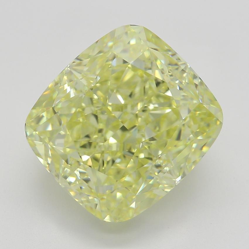 4.25 Ct. Fancy Yellow Cushion Diamond