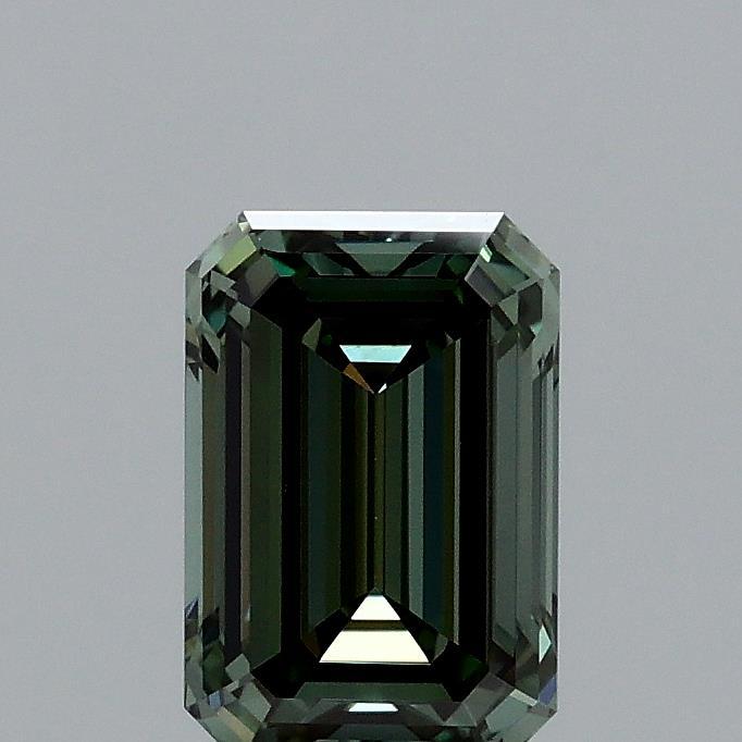 1.01 Ct. Fancy Vivid Green Emerald Lab Grown Diamond