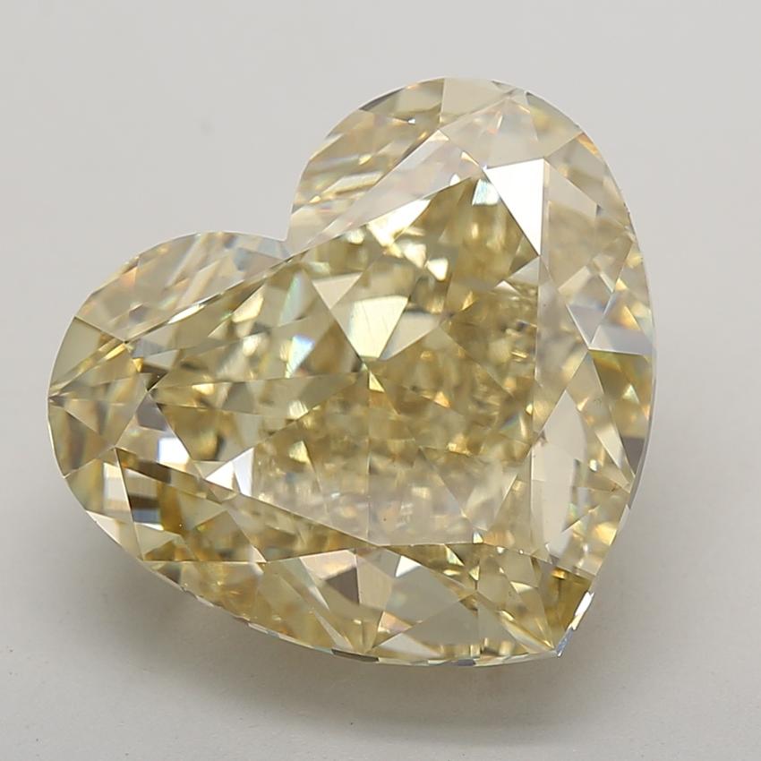 14.24 Ct. Fancy Intense  Yellow Heart Lab Grown Diamond