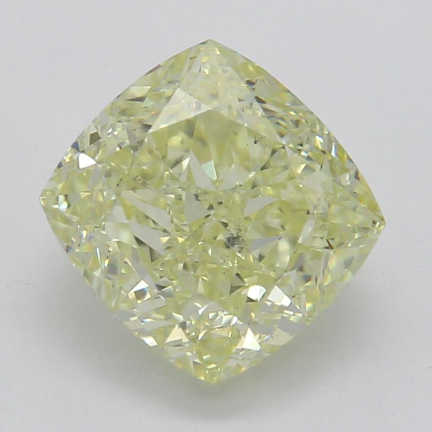 1.53 Ct. Fancy Light Yellow Cushion Diamond