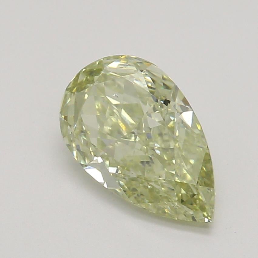0.60 Ct. Fancy Greenish Yellow Pear Diamond