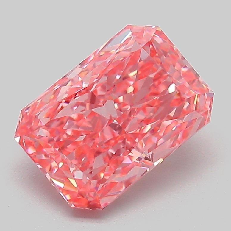 2.09 Ct. Fancy Vivid Pink Radiant Lab Grown Diamond