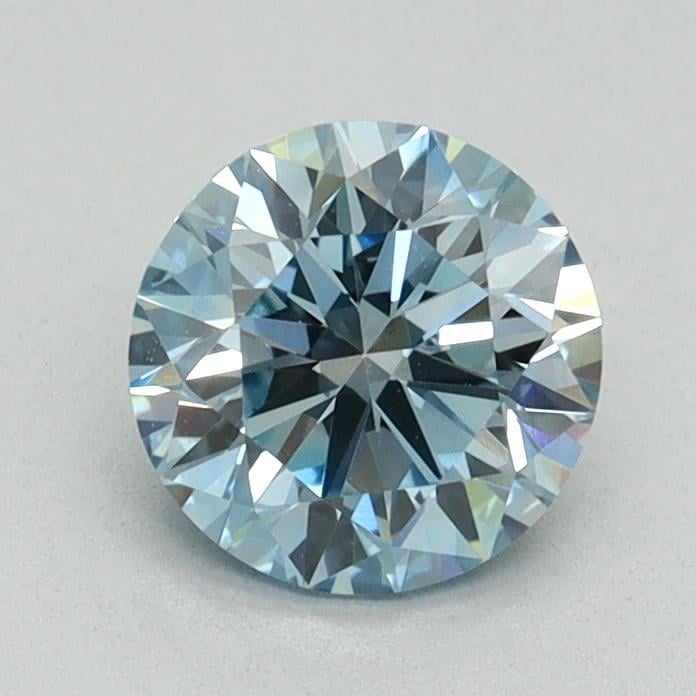 1.03 Ct. Fancy Vivid Blue Round Lab Grown Diamond