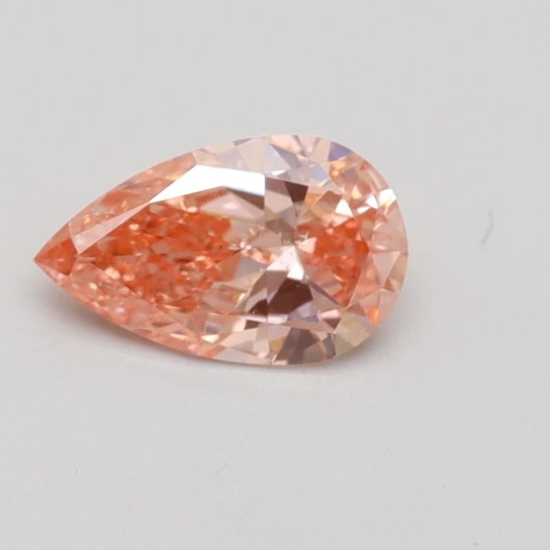 0.50 Ct. Fancy Intense Pink Pear Lab Grown Diamond
