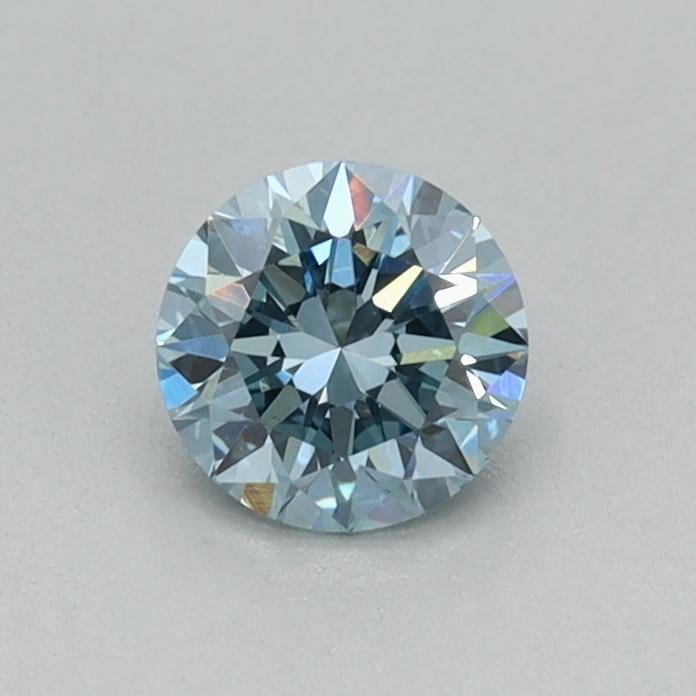 0.33 Ct. Fancy Vivid Blue Round Lab Grown Diamond