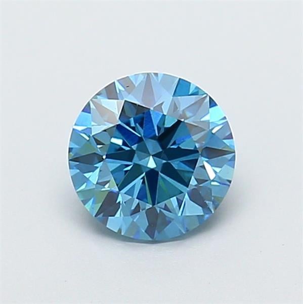 1.07 Ct. Fancy Vivid  Blue Round Lab Grown Diamond