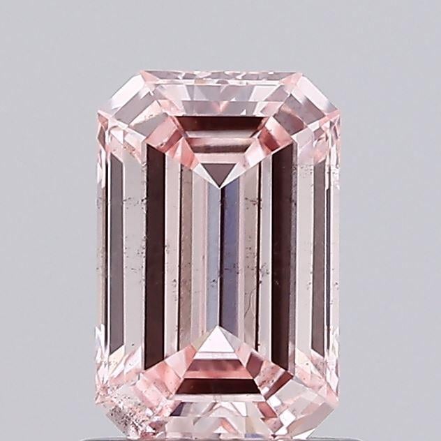 0.96 Ct. Fancy Intense  Pink Emerald Lab Grown Diamond