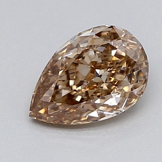 0.33 Ct. Light  Brown Pear Lab Grown Diamond