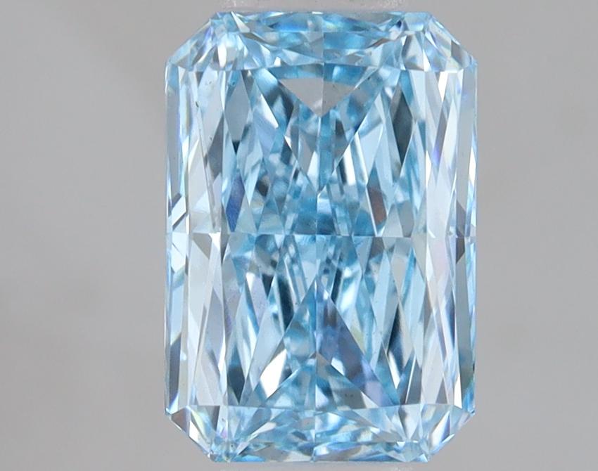 1.59 Ct. Fancy Vivid Blue Radiant Lab Grown Diamond
