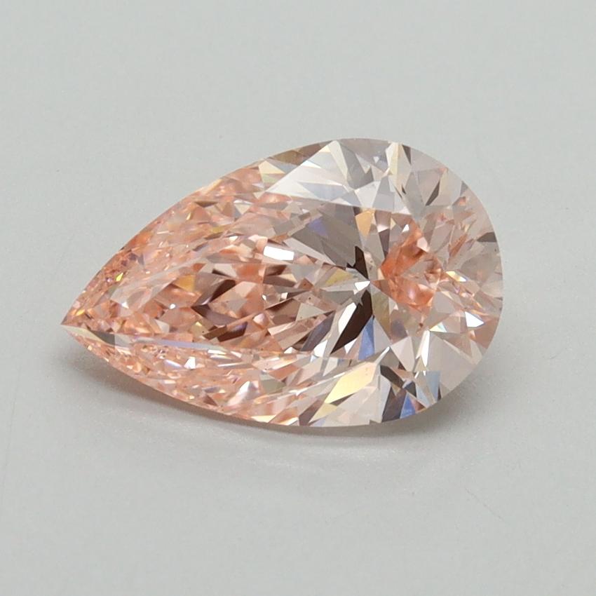1.56 Ct. Fancy Vivid Pink Pear Lab Grown Diamond