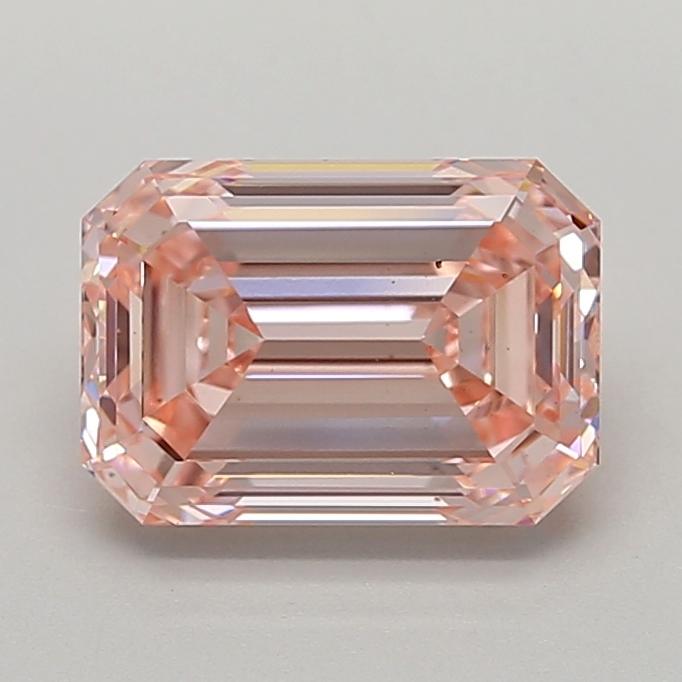 3.01 Ct. Fancy Intense  Pink Emerald Lab Grown Diamond