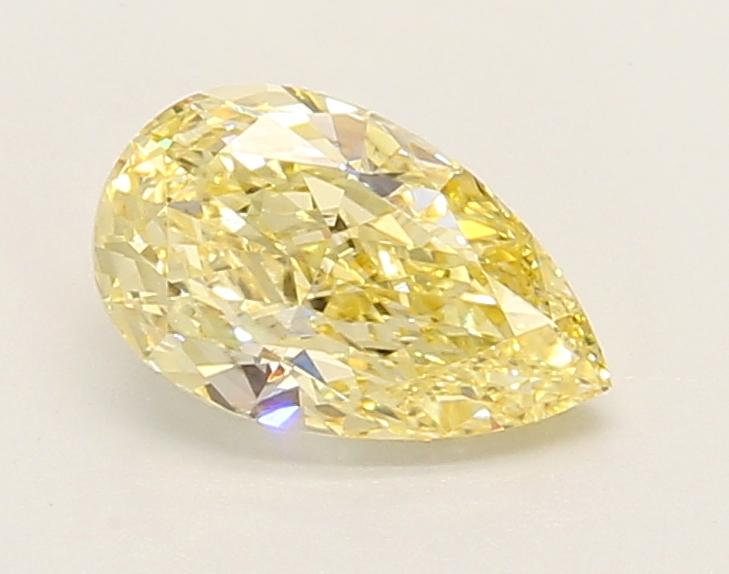 1.01 Ct. Fancy Intense Yellow Pear Lab Grown Diamond