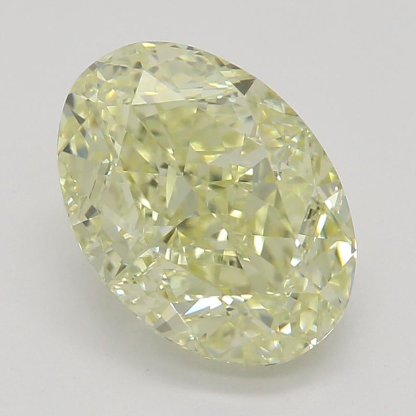 1.70 Ct. Fancy Light Yellow Oval Diamond