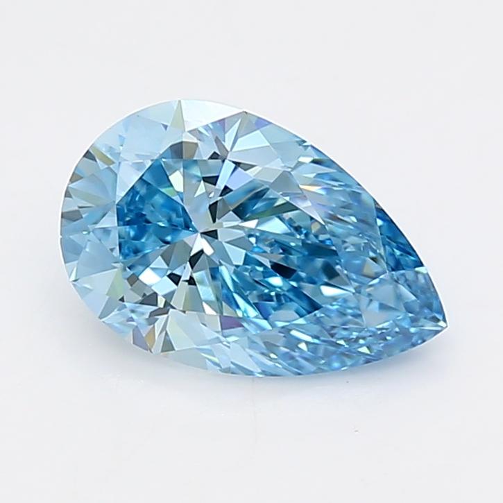 2.06 Ct. Fancy Vivid  Blue Pear Lab Grown Diamond