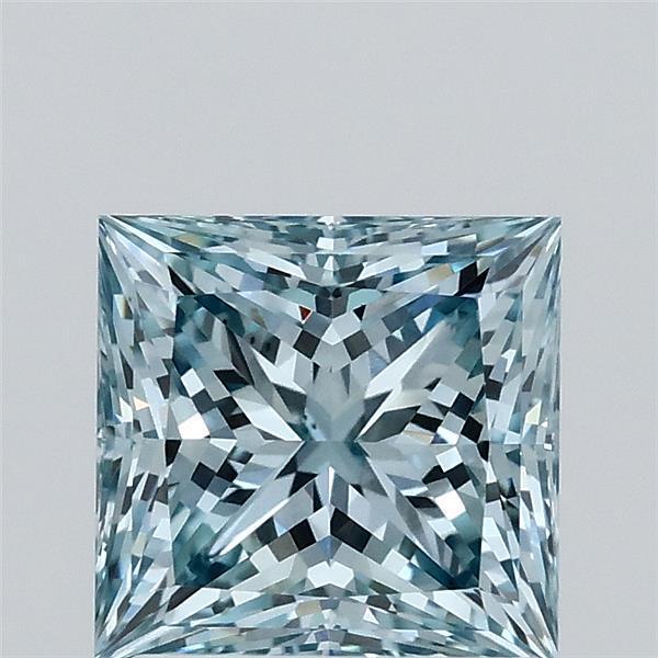 1.62 Ct. Fancy Intense  Blue Princess Lab Grown Diamond