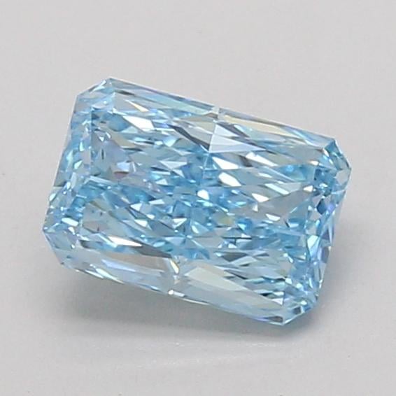 1.07 Ct. Fancy Vivid Blue Radiant Lab Grown Diamond