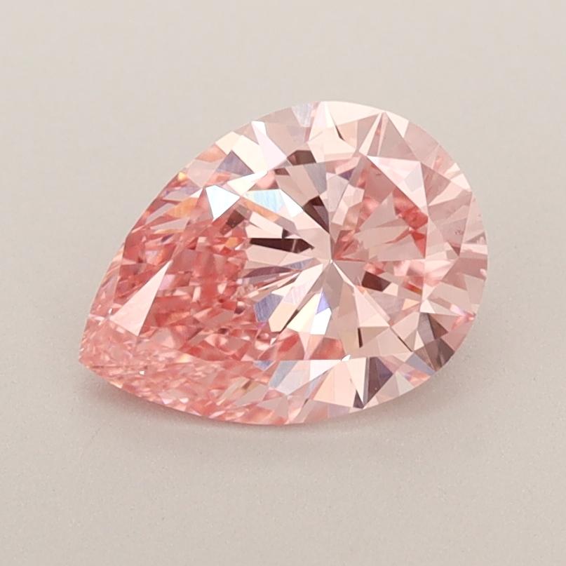 0.93 Ct. Fancy Vivid  Pink Pear Lab Grown Diamond