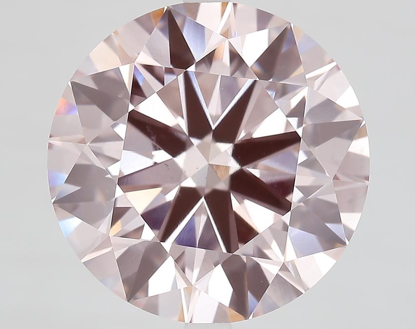 10.07 Ct. Fancy Intense Pink Round Lab Grown Diamond