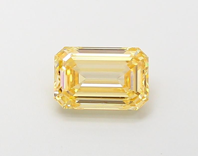 1.10 Ct. Fancy Intense Yellow Emerald Lab Grown Diamond