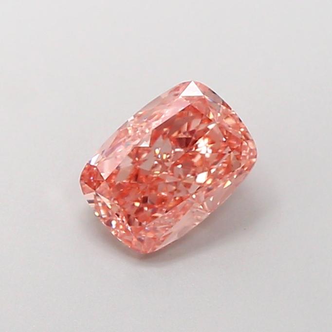 1.60 Ct. Fancy Intense Pink Cushion Lab Grown Diamond