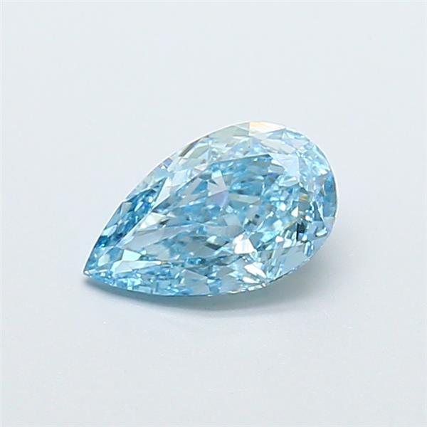 1.03 Ct. Fancy Vivid Blue Pear Lab Grown Diamond