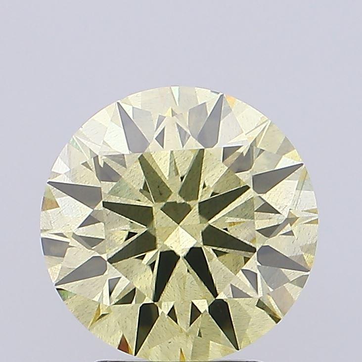 2.03 Ct. Fancy  Yellow Round Lab Grown Diamond