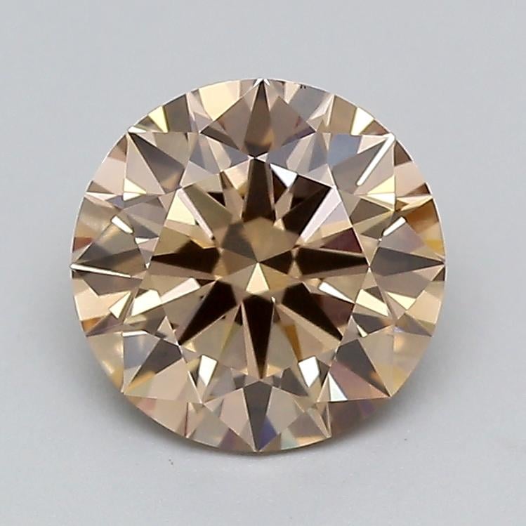1.43 Ct. Fancy Light  Brown Round Lab Grown Diamond