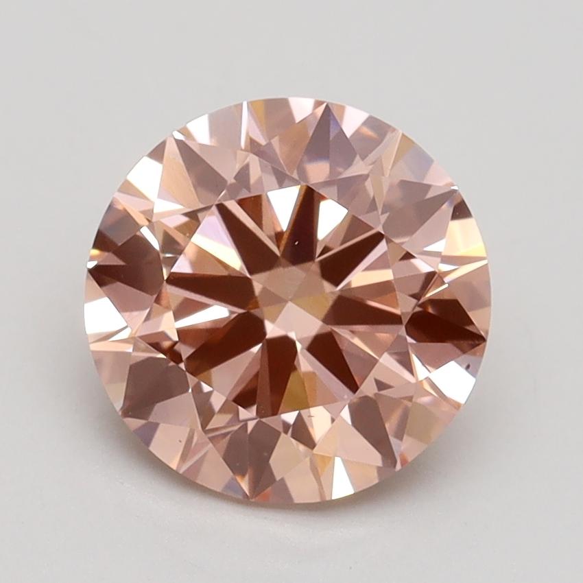 2.00 Ct. Fancy Intense Pink Round Lab Grown Diamond