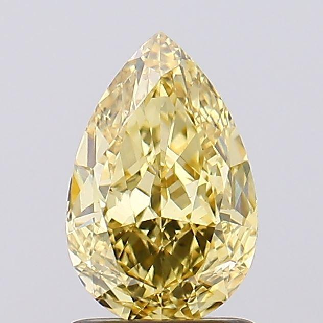 1.50 Ct. Fancy Vivid Yellow Pear Lab Grown Diamond