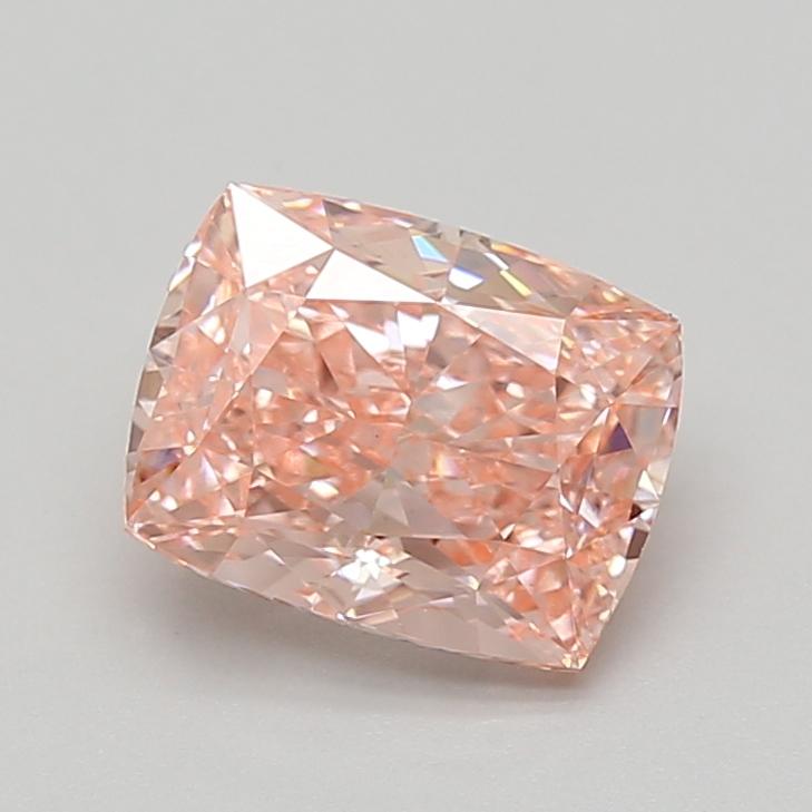 2.11 Ct. Fancy Vivid Pink Cushion Lab Grown Diamond