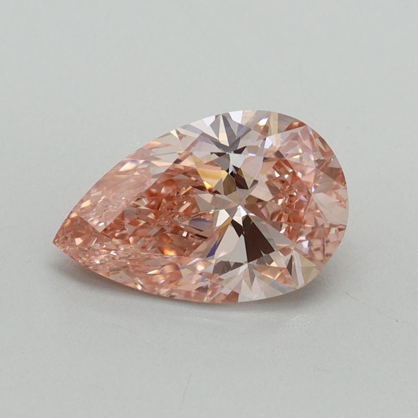 1.51 Ct. Fancy Vivid Pink Pear Lab Grown Diamond