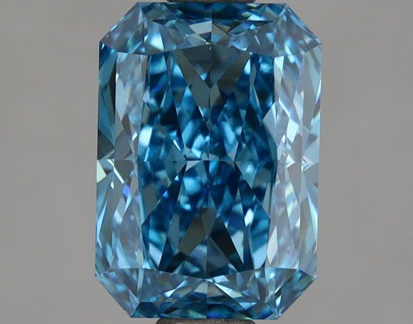 2.15 Ct. Fancy Vivid Blue Radiant Lab Grown Diamond