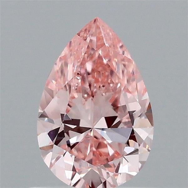 0.81 Ct. Fancy Intense Pink Pear Lab Grown Diamond