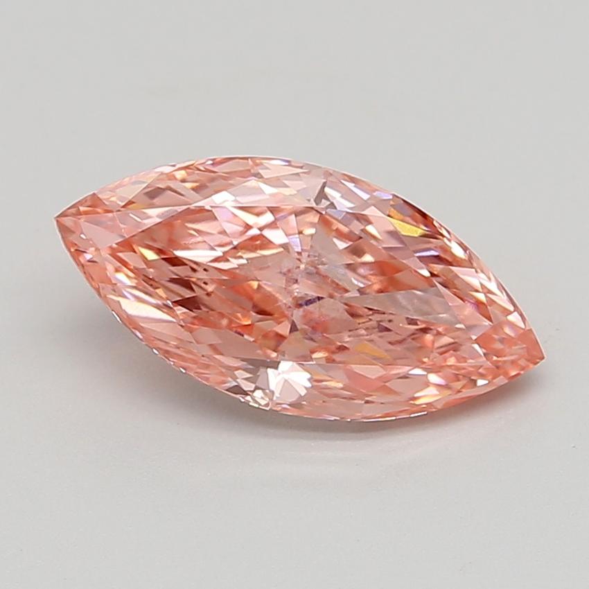 2.72 Ct. Fancy Vivid  Pink Marquise Lab Grown Diamond